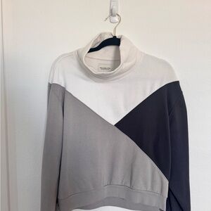Abercrombie & Fitch Tri-Tone Turtleneck Sweater